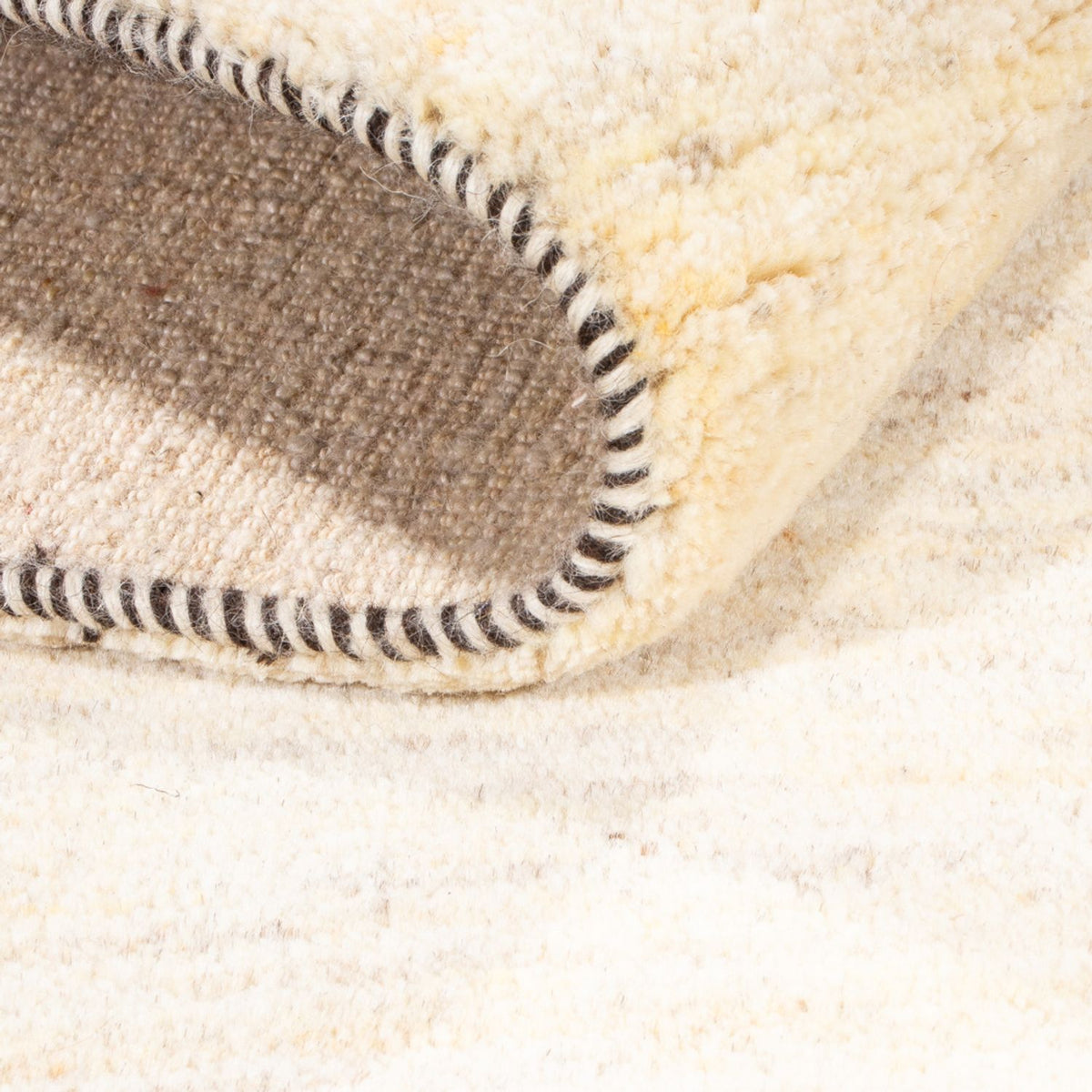 Alfombra de pasillo Alfombra Gabbeh - Persa - 196 x 84 cm - beige