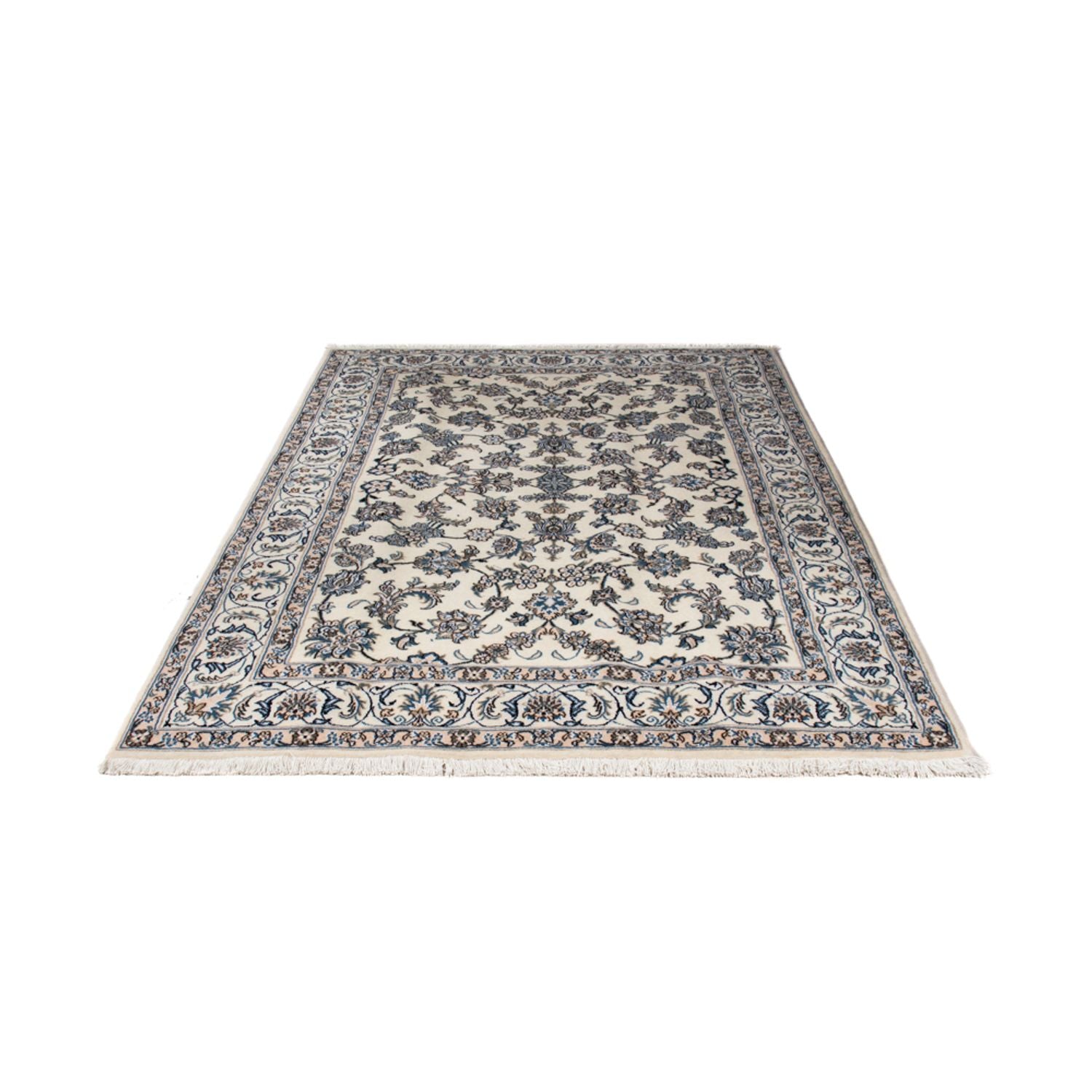 Alfombra persa - Nain - 243 x 166 cm - crema