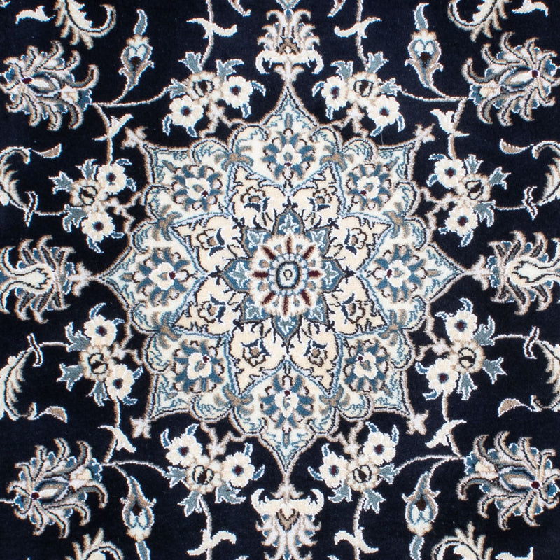 Alfombra persa - Nain - 236 x 168 cm - azul oscuro