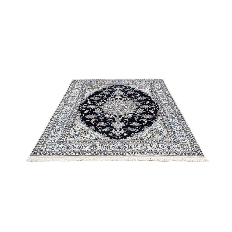 Alfombra persa - Nain - 236 x 168 cm - azul oscuro