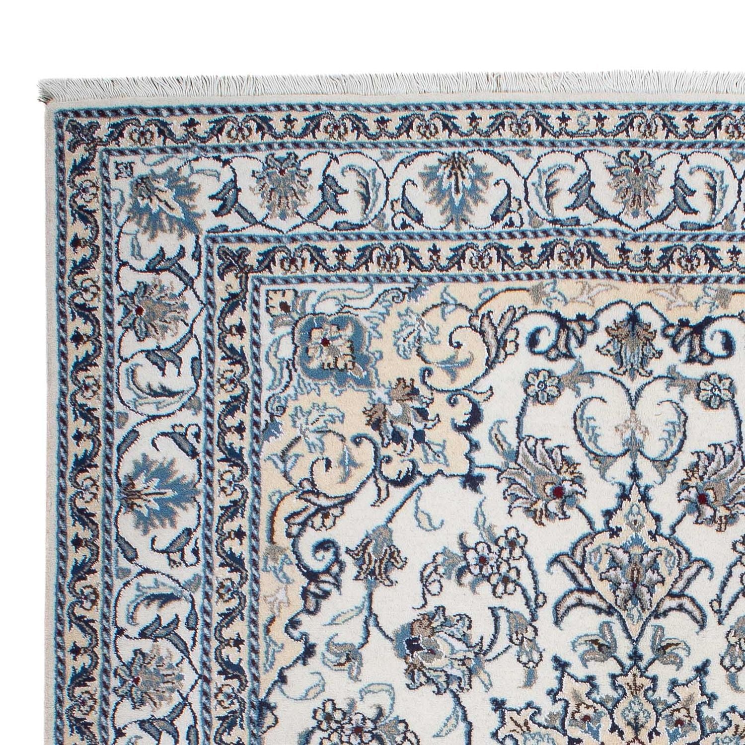 Alfombra persa - Nain - 198 x 149 cm - beige