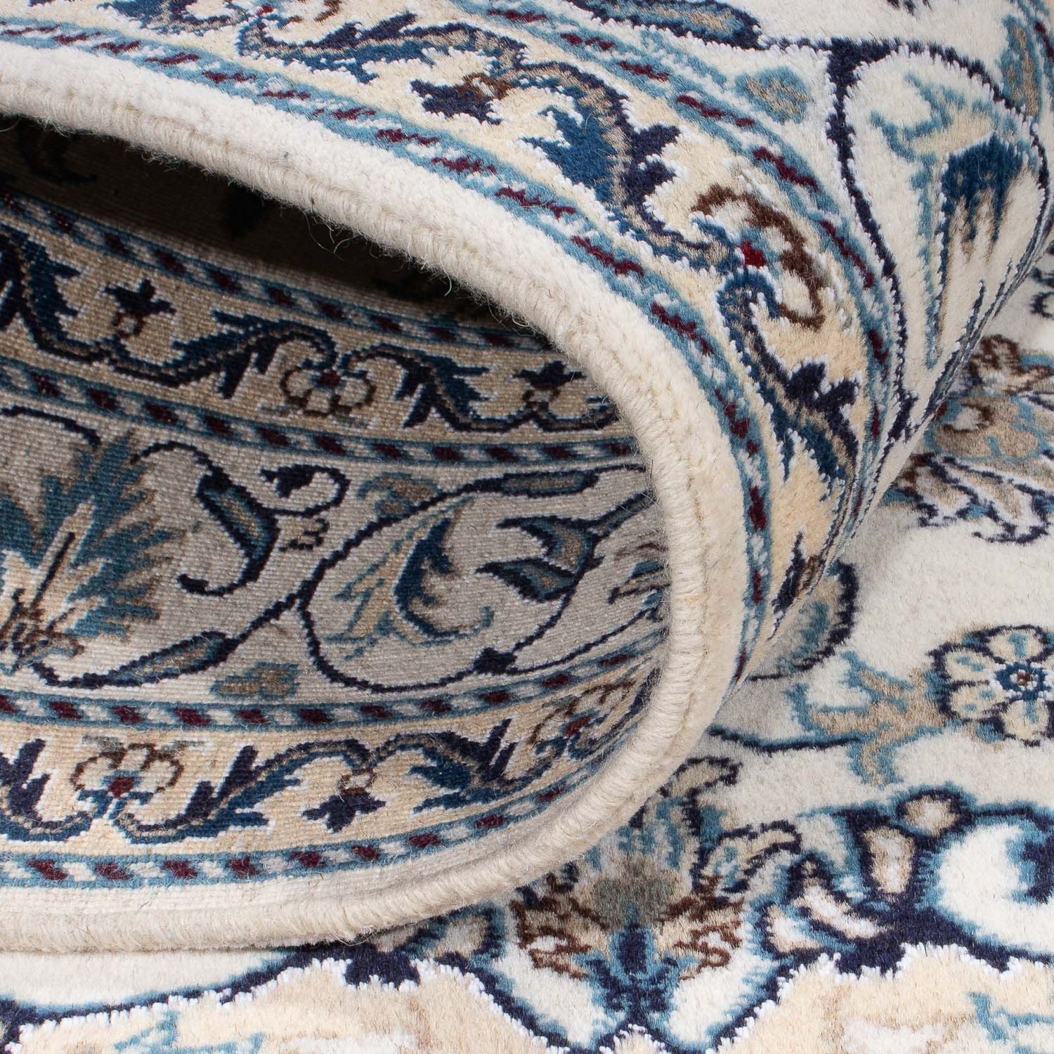 Alfombra persa - Nain - 198 x 149 cm - beige