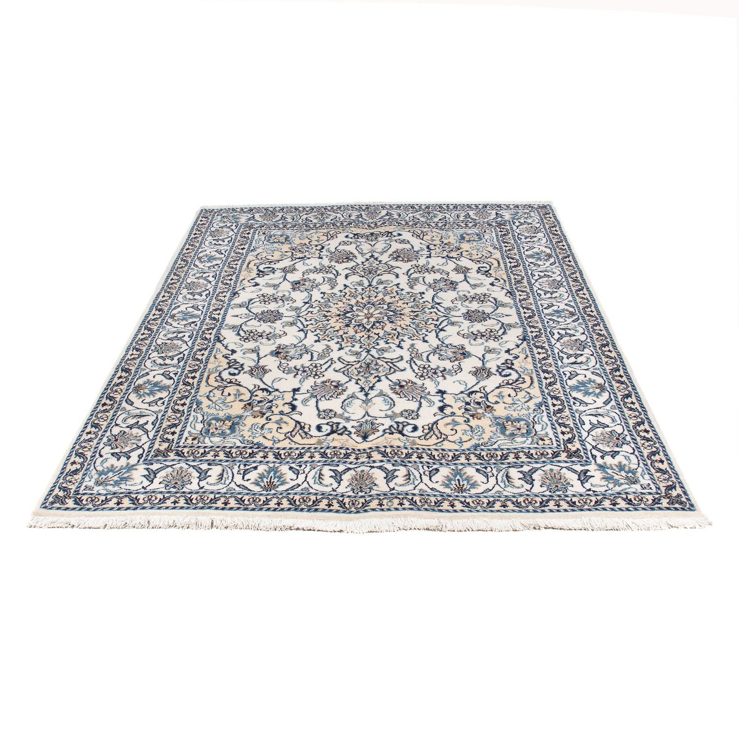 Alfombra persa - Nain - 198 x 149 cm - beige