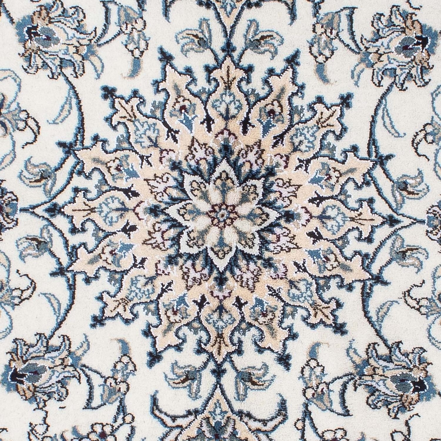 Alfombra persa - Nain - 197 x 150 cm - beige