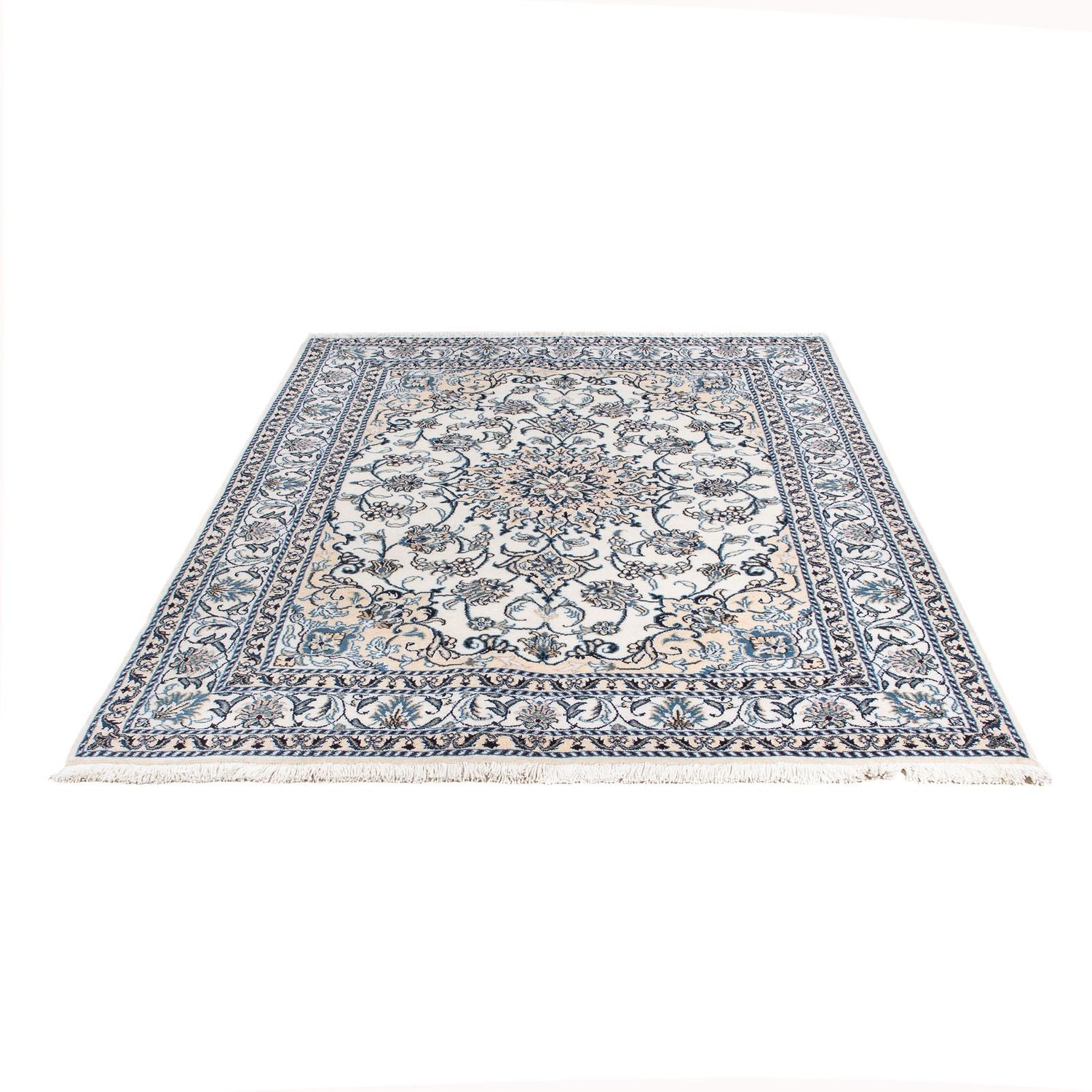 Alfombra persa - Nain - 197 x 150 cm - beige