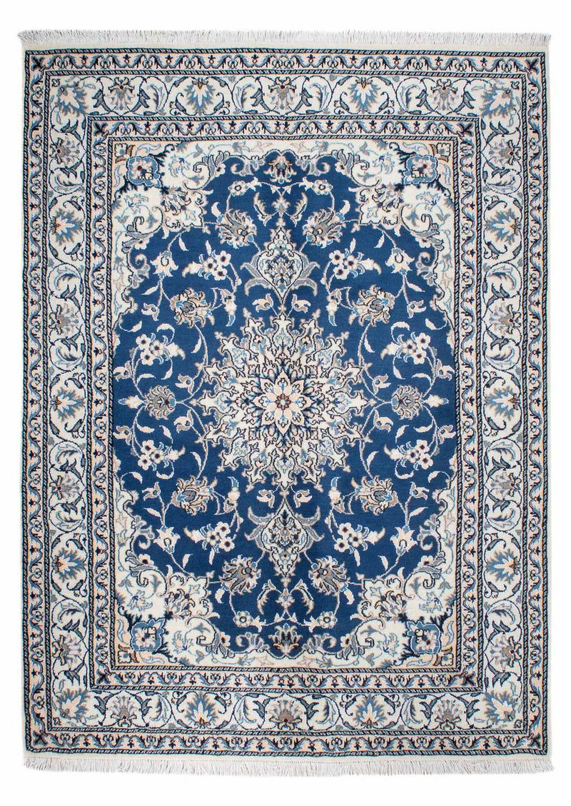 Alfombra persa - Nain - 200 x 145 cm - azul