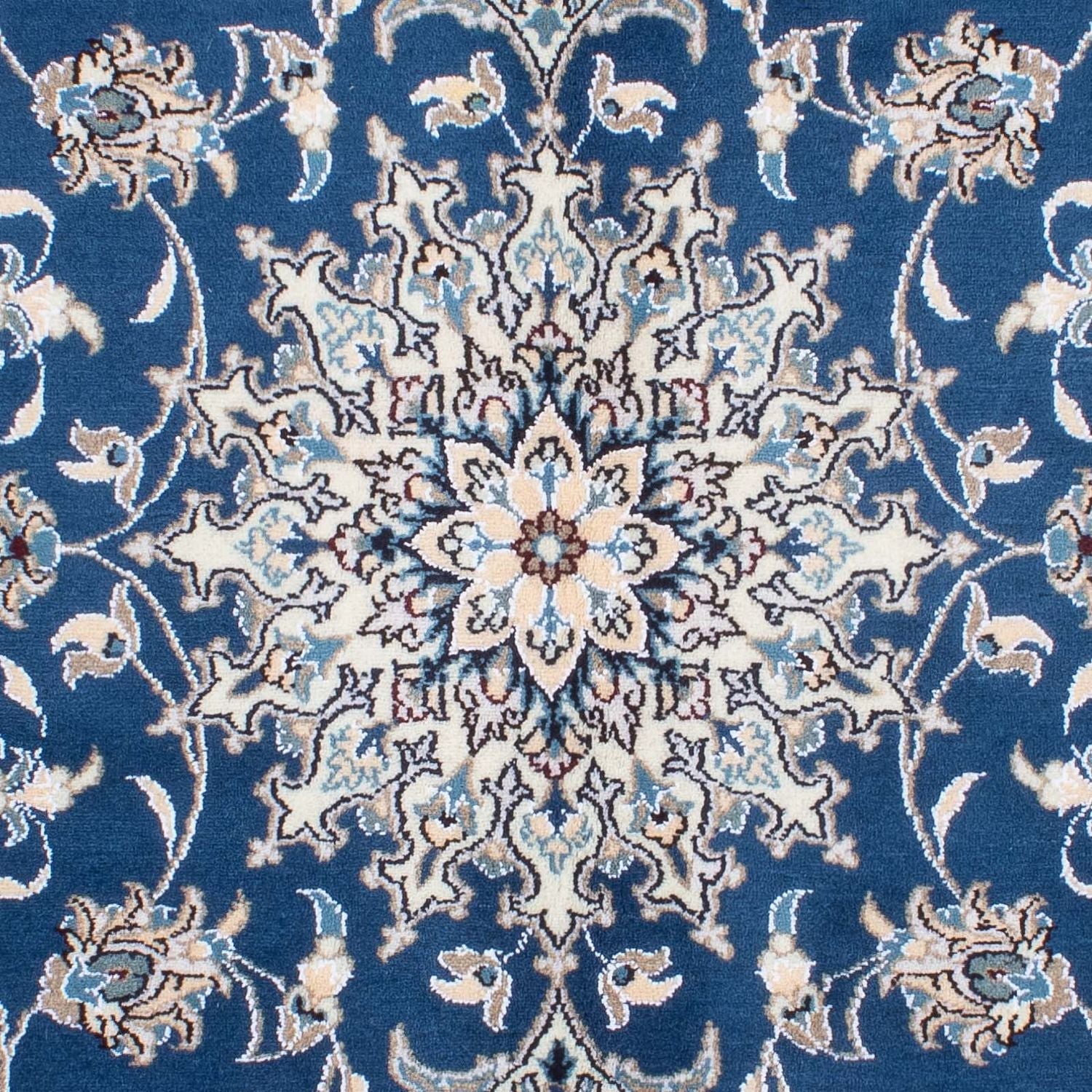 Alfombra persa - Nain - 200 x 145 cm - azul