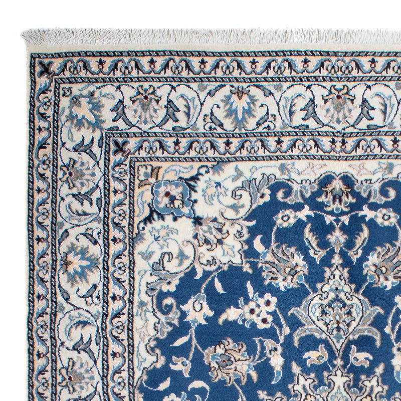 Alfombra persa - Nain - 200 x 145 cm - azul