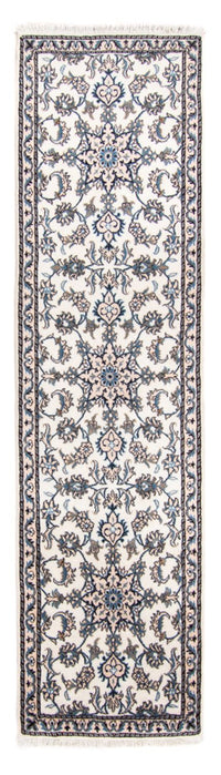 Alfombra de pasillo Alfombra persa - Nain - 290 x 76 cm - crema