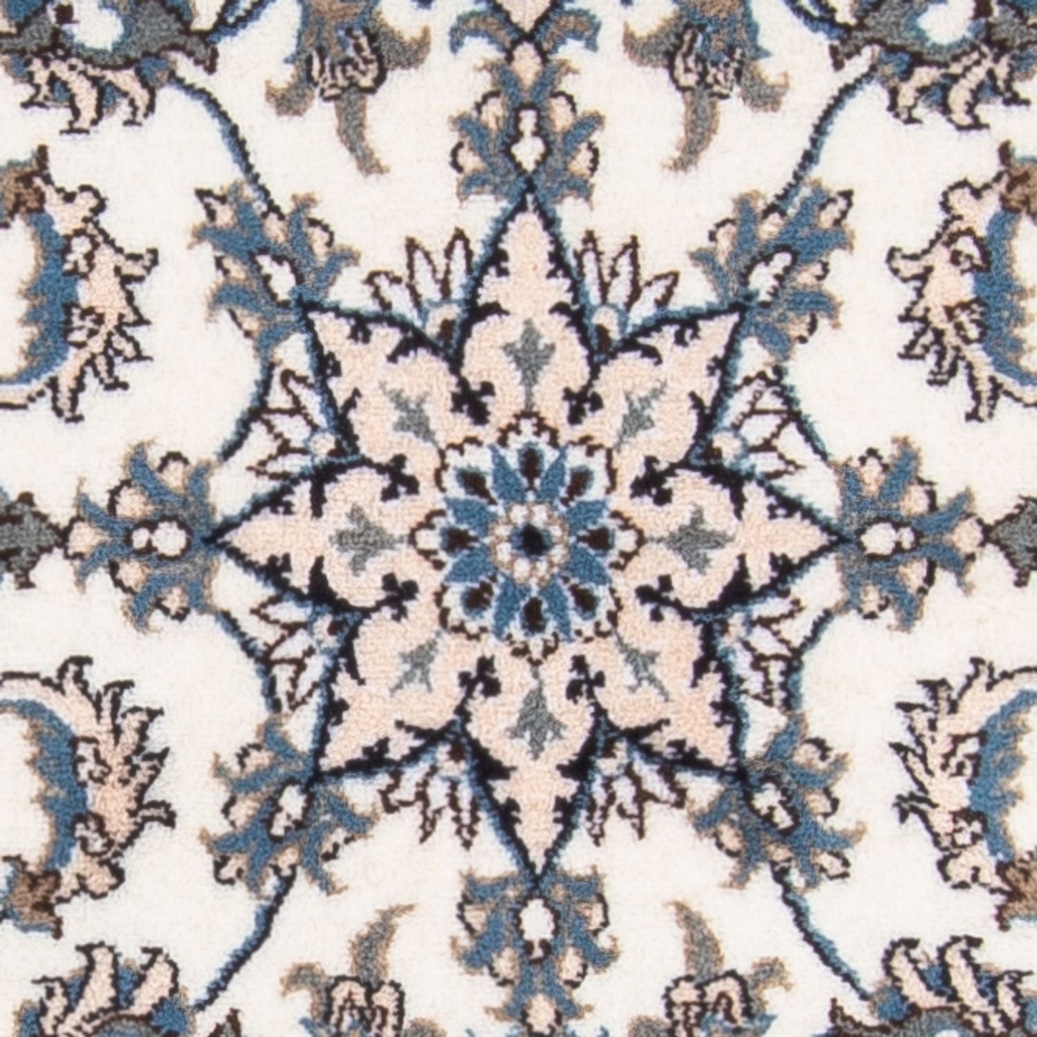 Alfombra de pasillo Alfombra persa - Nain - 290 x 76 cm - crema