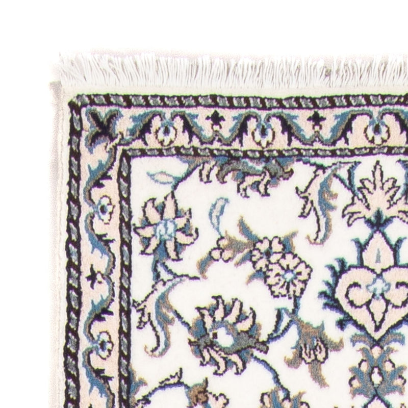 Alfombra de pasillo Alfombra persa - Nain - 290 x 76 cm - crema