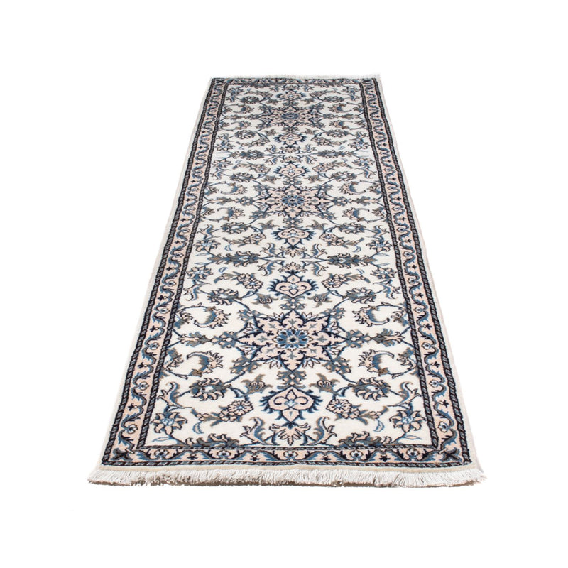 Alfombra de pasillo Alfombra persa - Nain - 290 x 76 cm - crema