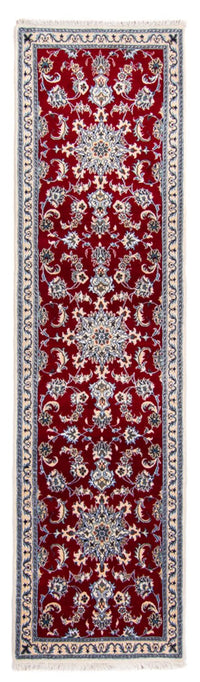 Alfombra de pasillo Alfombra persa - Nain - 296 x 81 cm - rojo