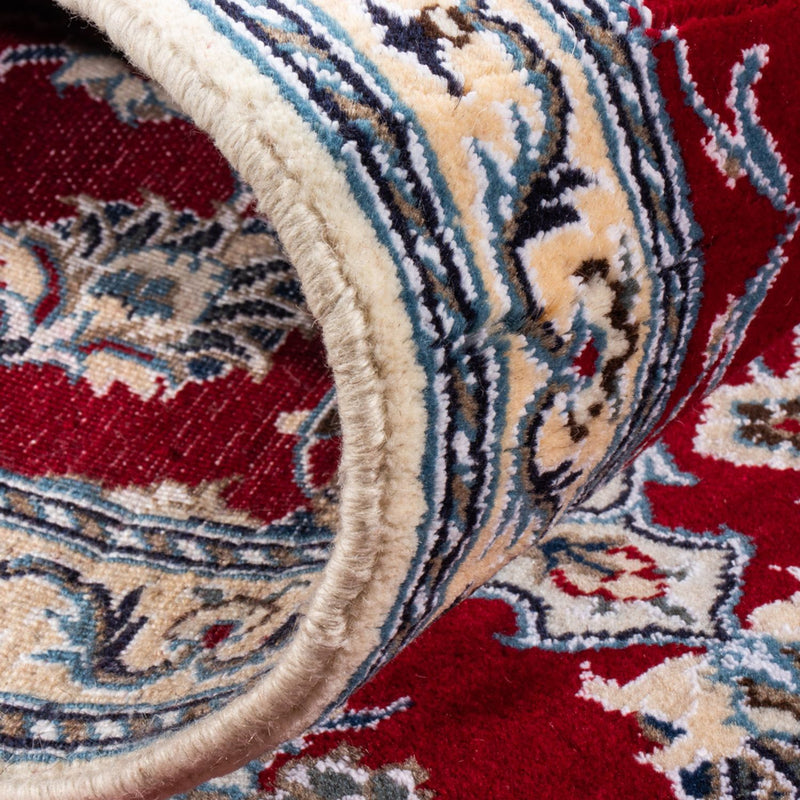 Alfombra de pasillo Alfombra persa - Nain - 296 x 81 cm - rojo