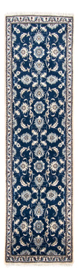 Alfombra de pasillo Alfombra persa - Nain - 254 x 79 cm - azul oscuro