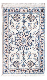 Alfombra persa - Nain - 90 x 60 cm - crema