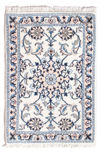 Alfombra persa - Nain - 90 x 60 cm - crema