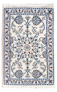 Alfombra persa - Nain - 90 x 60 cm - crema