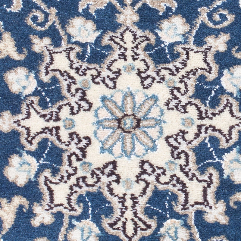 Alfombra persa - Nain - 90 x 60 cm - azul