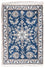 Alfombra persa - Nain - 90 x 60 cm - azul