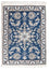 Alfombra persa - Nain - 90 x 60 cm - azul