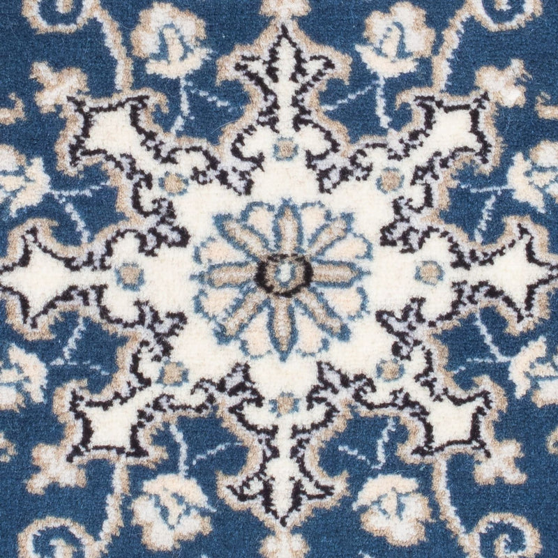 Alfombra persa - Nain - 90 x 60 cm - azul