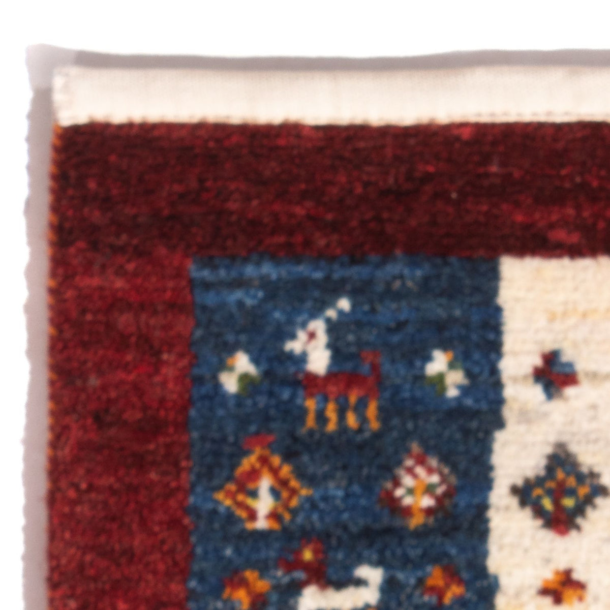 Gabbeh persa Alfombra 40x60cm - Perserteppich Wollteppich
