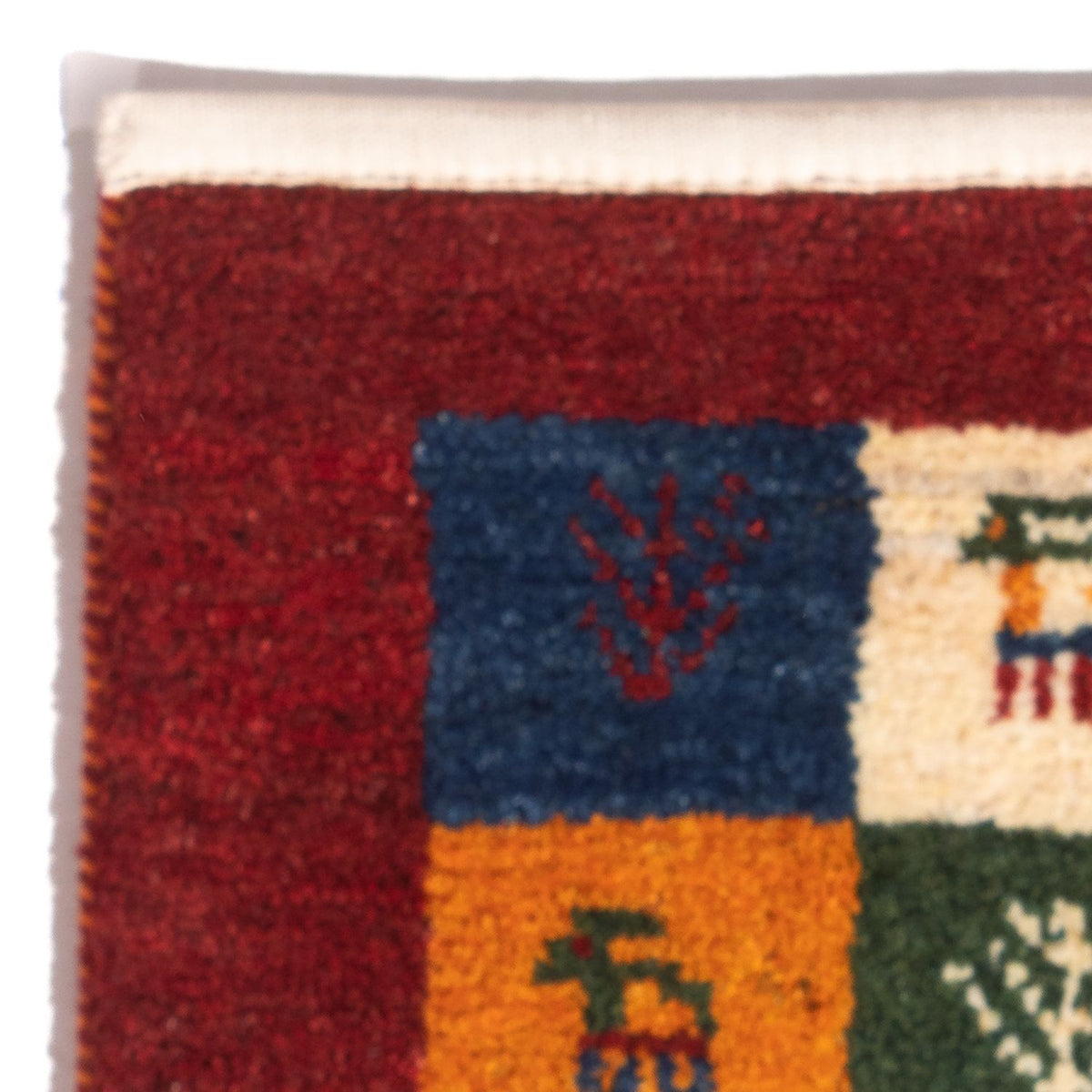 Gabbeh persa Alfombra 40x60cm - Perserteppich Wollteppich