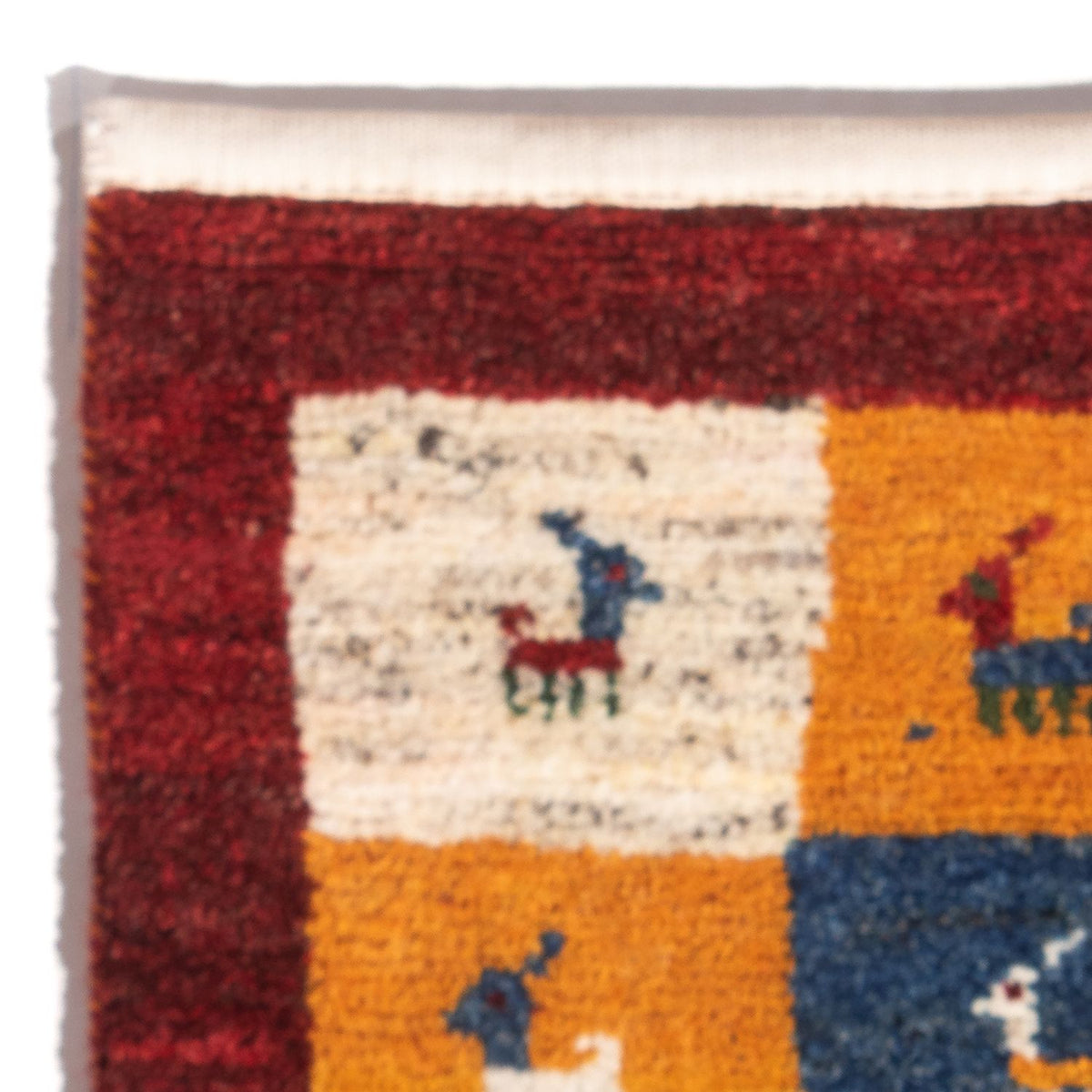 Gabbeh persa Alfombra 40x60cm - Perserteppich Wollteppich