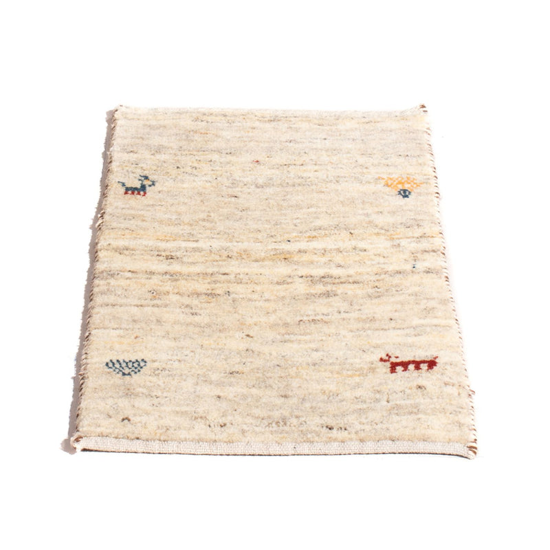 Alfombra Gabbeh - Persa - 60 x 40 cm - crema