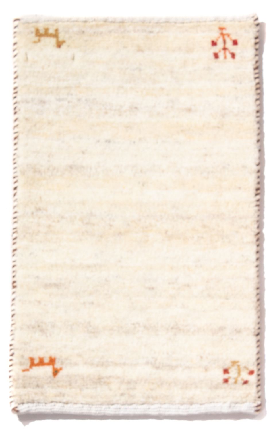Alfombra Gabbeh - Persa - 60 x 40 cm - crema