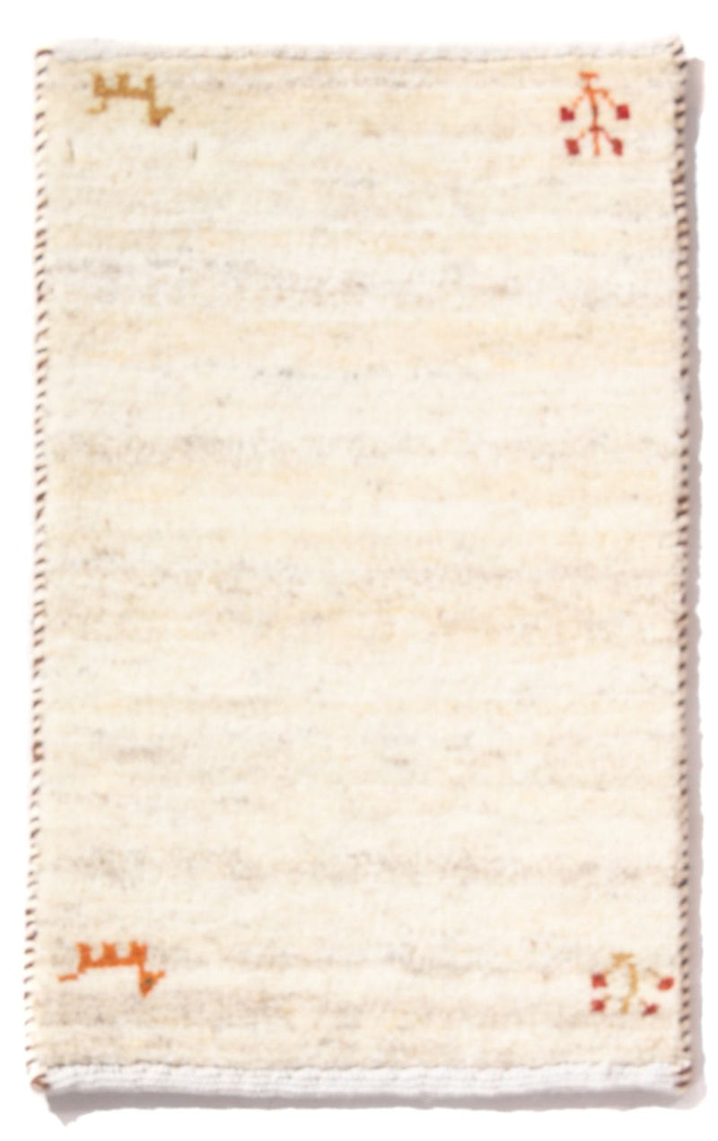 Alfombra Gabbeh - Persa - 60 x 40 cm - crema