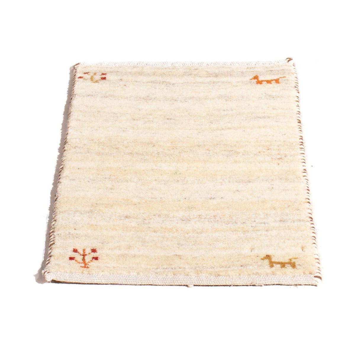 Alfombra Gabbeh - Persa - 60 x 40 cm - crema