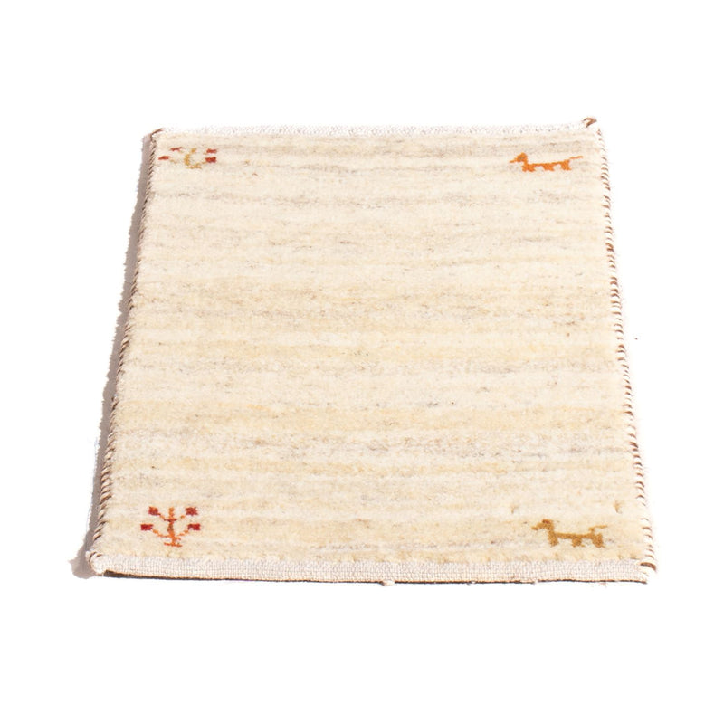 Alfombra Gabbeh - Persa - 60 x 40 cm - crema