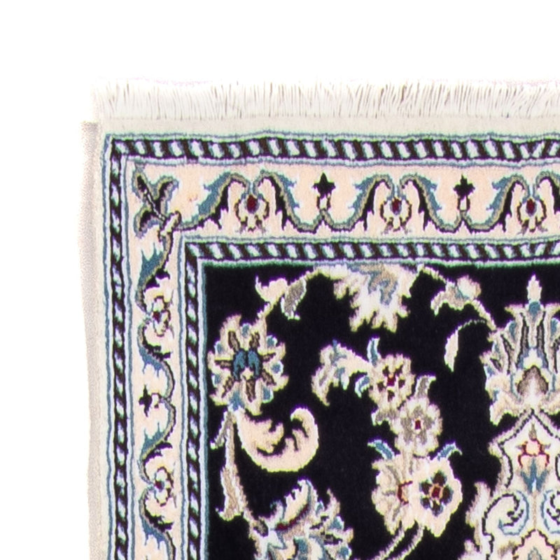Alfombra de pasillo Alfombra persa - Nain - 297 x 79 cm - azul oscuro