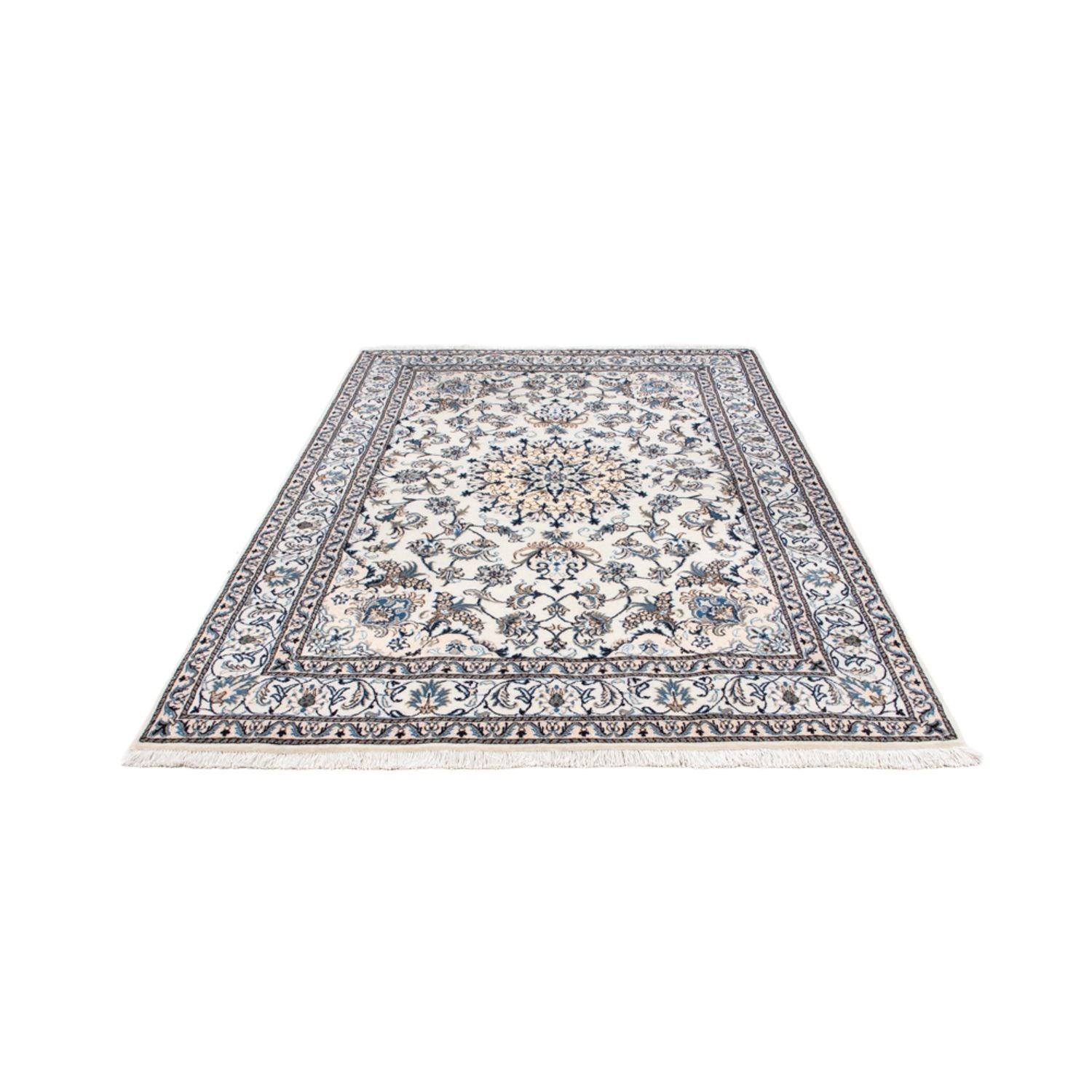 Alfombra persa - Nain - 253 x 168 cm - crema