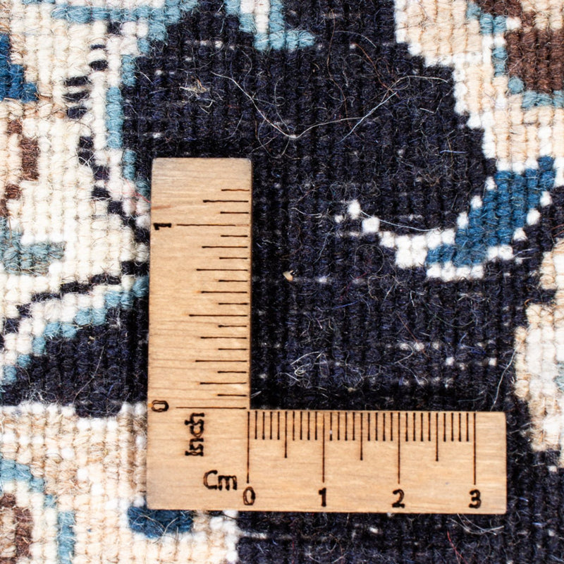 Alfombra de pasillo Alfombra persa - Nain - 287 x 79 cm - azul oscuro