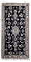 Alfombra persa - Nain - 143 x 69 cm - azul oscuro