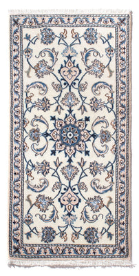 Alfombra persa - Nain - 137 x 68 cm - crema