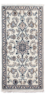 Alfombra persa - Nain - 140 x 70 cm - crema
