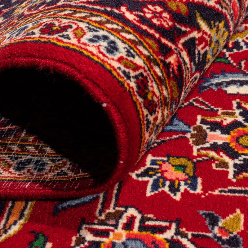 Alfombra persa - Keshan - 214 x 142 cm - rojo