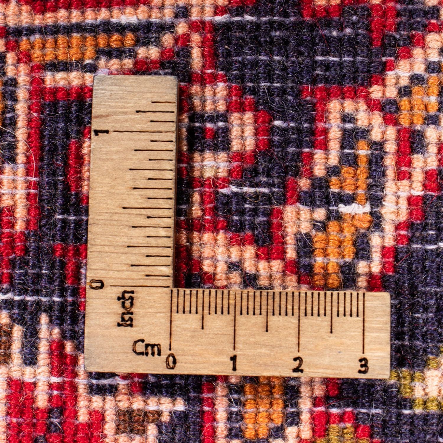 Alfombra persa - Keshan - 214 x 142 cm - rojo