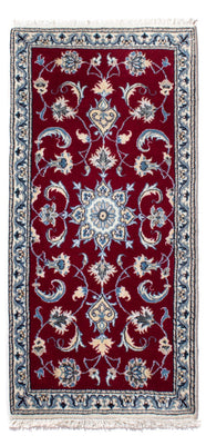 Alfombra persa - Nain - 136 x 66 cm - rojo