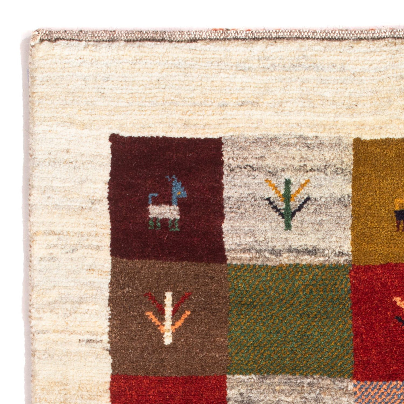 Gabbeh persa Alfombra 116x78cm - Perserteppich Wollteppich