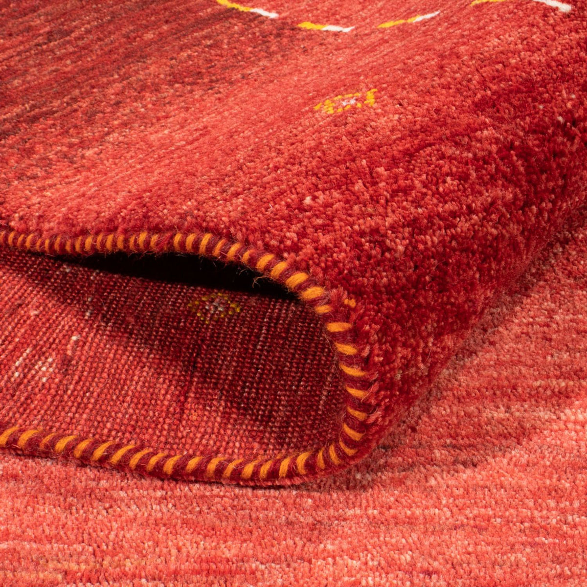 Alfombra Gabbeh - Persa - 253 x 177 cm - rojo