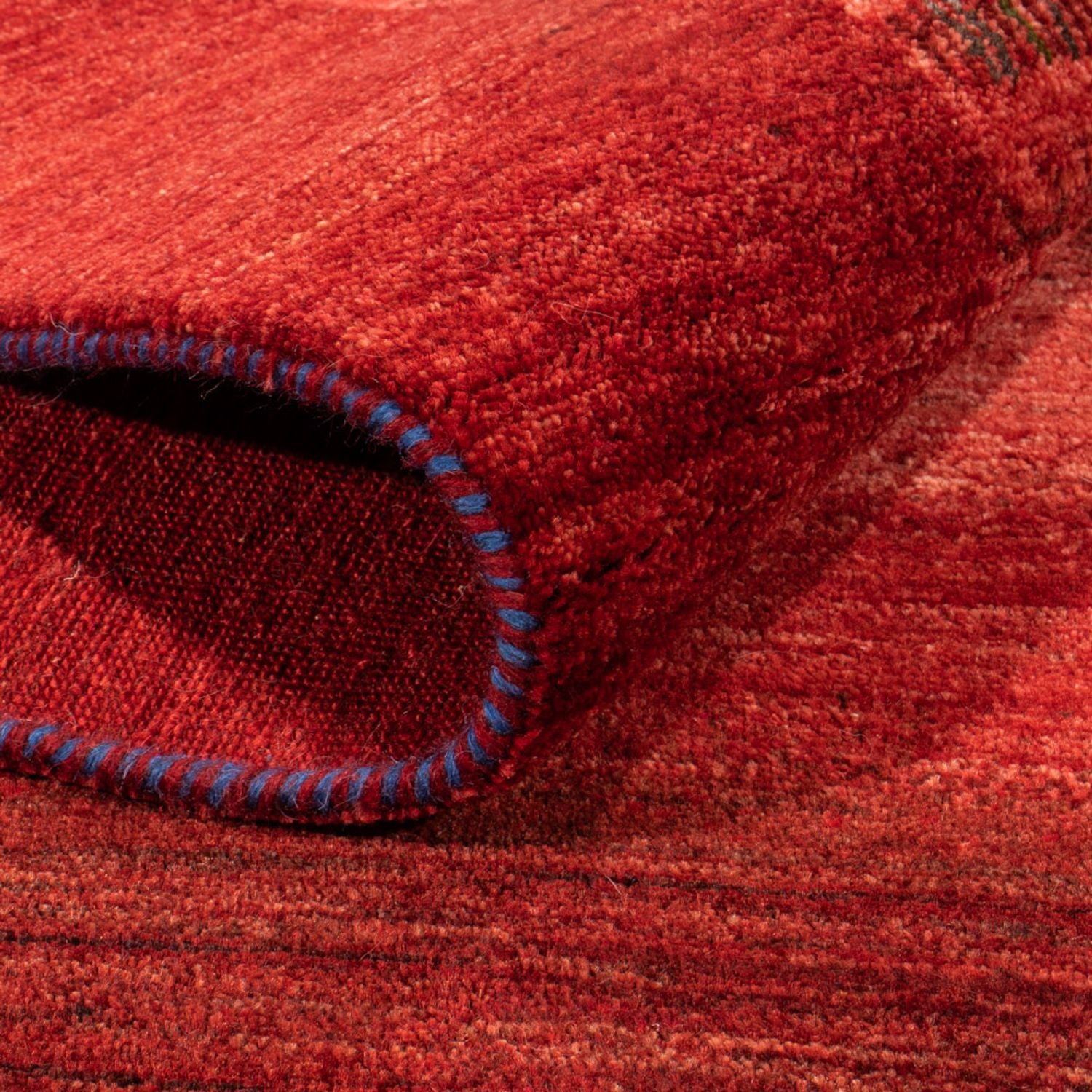 Alfombra Gabbeh - Loribaft Persa - 286 x 204 cm - rojo
