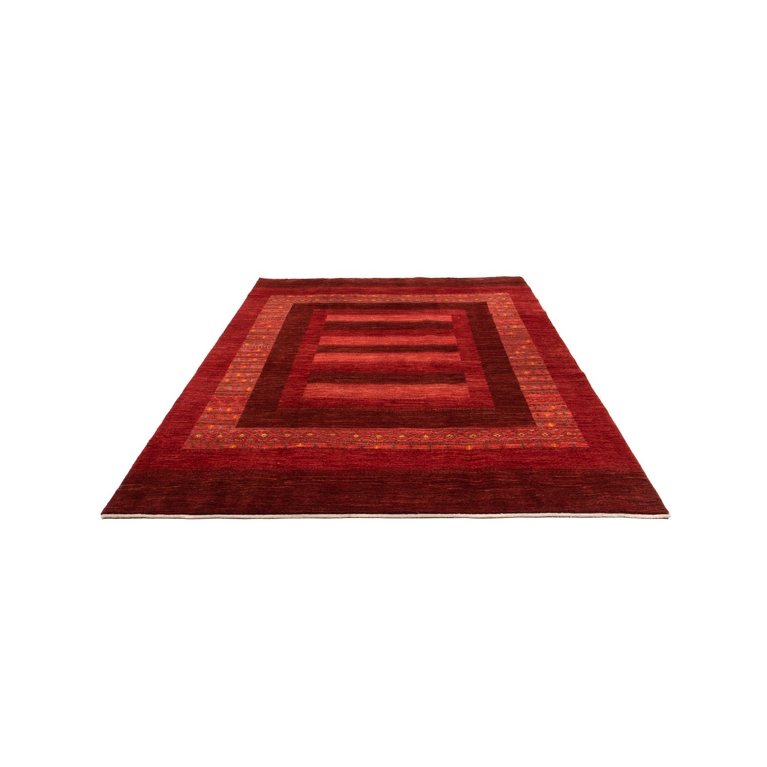 Alfombra Gabbeh - Loribaft Persa - 286 x 204 cm - rojo