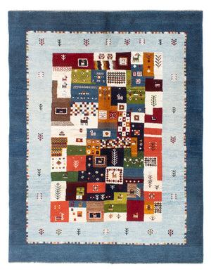 Alfombra Gabbeh - Persa - 197 x 156 cm - azul