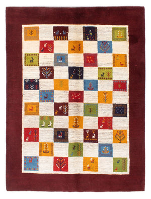 Alfombra Gabbeh - Persa - 197 x 155 cm - multicolor