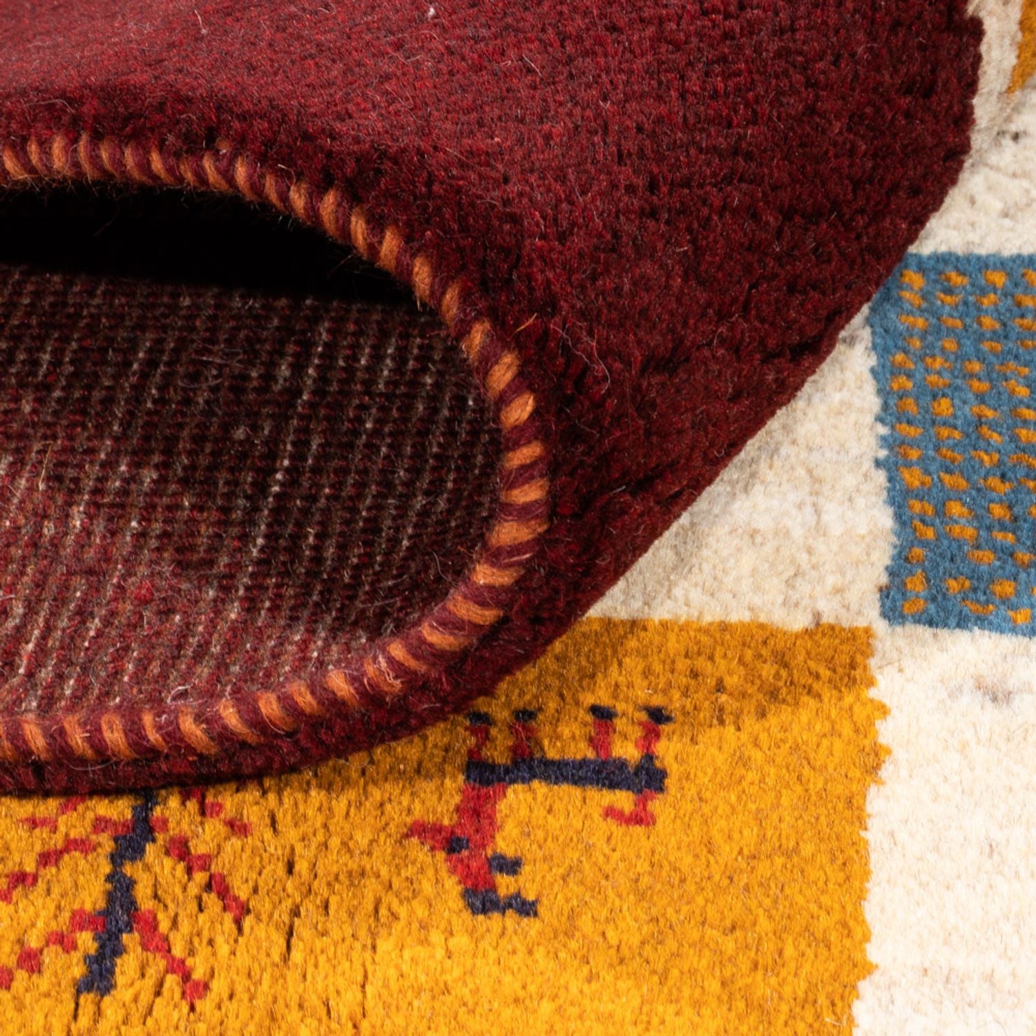Alfombra Gabbeh - Persa - 197 x 155 cm - multicolor